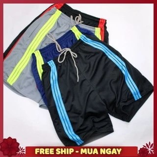 quần đùi nam thể thao - quần short mặc ở nhà free size 45 - 75kg