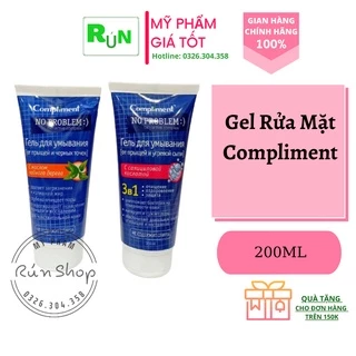 [HÀNG CHÍNH HÃNG] Gel rửa mặt Compliment No Problem_Gel mịn_Rửa sạch sâu bụi bẩn