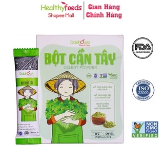 Bột cần tây hữu cơ nguyên chất Dalahouse 60g, công nghệ sấy lạnh tiêu chuẩn Châu Âu