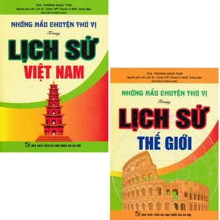 Sách - Combo Những Mẩu Chuyện Thú Vị Trong Lịch Sử Việt Nam Và Thế Giới (Bộ 2 Cuốn) (HA)