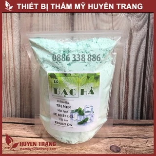 Bột Mặt Nạ Bạc Hà XỊN Handmade: Giảm Mụn Thâm, Hút Dầu, Làm Trắng Da - Thẩm Mỹ Huyền Trang NANOCEE