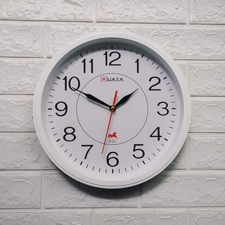 Đồng hồ treo tường tròn trắng - Size 30cm