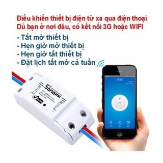 Ổ điện điều khiển thông minh Sonoff  kết nối wifi