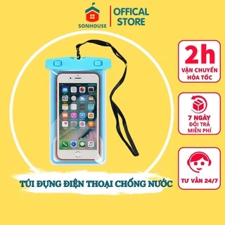 Túi Đựng Điện Thoại Chống Nước Cảm Ứng Khi Đi Biển, Bợi Lội, Đi Mưa SONHOUSE