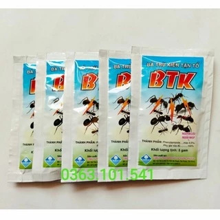 Set 5 Gói Bả Trừ Kiến Tận Tổ BTK gói 5g