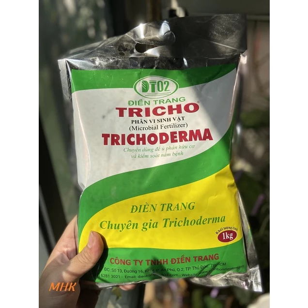 Bao 1kg Trichoderma (men vi sinh / nấm đối kháng) Điền trang !