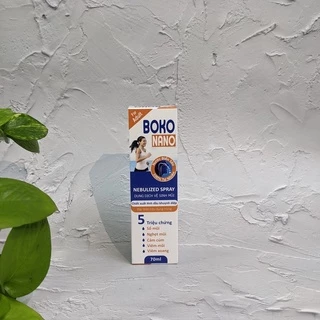 Dung Dịch Xịt Mũi Boko Nano Dành Cho Người Lớn - Trẻ Em (Chai 70ml)