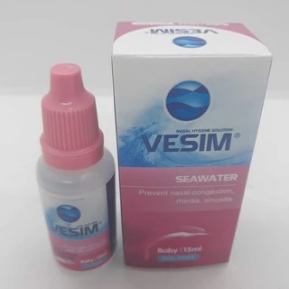 DUNG DỊCH NHỎ MŨI NƯỚC MUỐI BIỂN VESIM 15ml