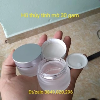 Lọ chiết mỹ phẩm 30 gam thủy tinh phun mờ Siêu Đẹp