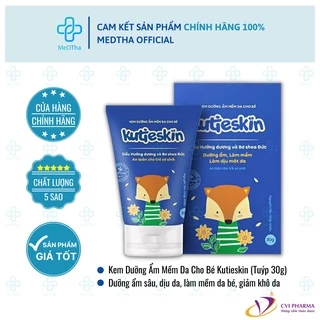 Kem Dưỡng Ẩm Mềm Da Cho Bé Kutieskin 30g - Dưỡng ẩm làm mềm dịu da an toàn cho bé [Chính hãng]