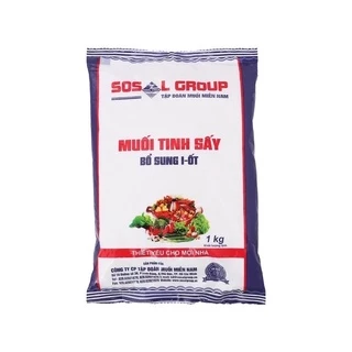 Muối i ốt 500g 1000g tinh sấy/ Muối bọt xay nhiễn/ Muối hột thiết yếu cho mọi nhà phòng ngừa bệnh bứu cổ