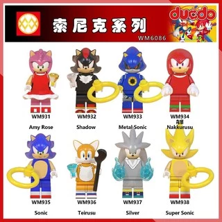 Minifigures các nhân vật trong nhím Sonic the Hedgehog - Đồ chơi Lắp ghép Xếp hình Mini Mô hình WM WM6086