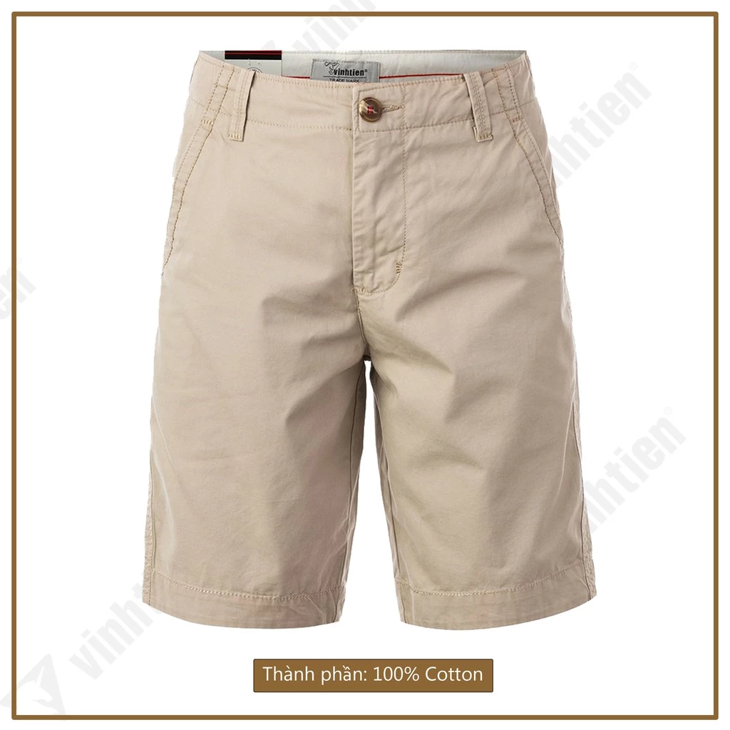 Quần short nam cotton Classic Vĩnh Tiến 335 - B024