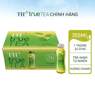 Thùng 24 Chai Trà Xanh Vị Chanh Tự Nhiên TH True Tea 350ml