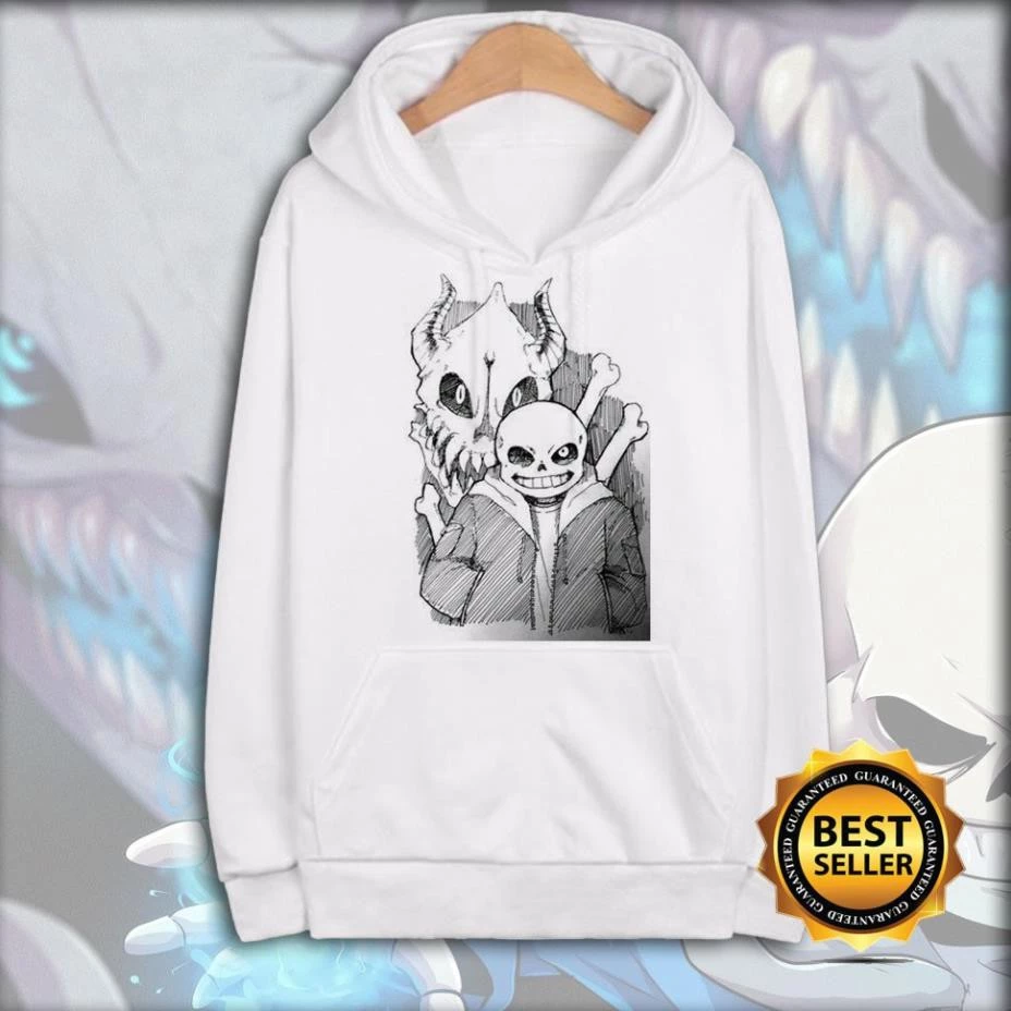 SALE- Áo Nỉ Hoodie hình Sans - Undertale phong cách tranh vẽ cực chất