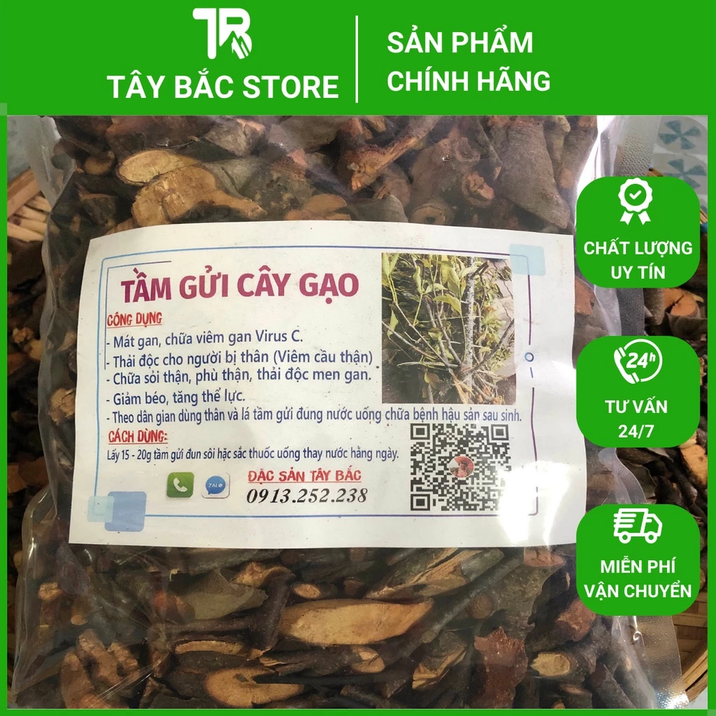 Tầm Gửi Gạo Khô 1Kg Giúp Hạ Mỡ Máu, Tốt Cho Người Bị Thận Và Xương Khớp