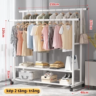 Kệ treo quần áo, giá treo quần áo đa dạng kiểu dáng chất liệu thép không gỉ bền đẹp, chắc chăn