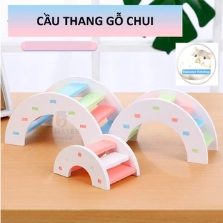 Cầu thang gỗ chui cho Hamster