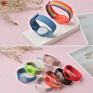 Còn Hàng Cho AirTags Vòng Tay Chống Mất Nylon Bảo Vệ Thiết Kế Apple Airtag Theo Dõi Thiết Bị Định Vị Dây 【Doom】