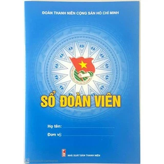 Sổ Đoàn viên mẫu mới năm 2024 (có dán tem bảo đảm chất lượng)