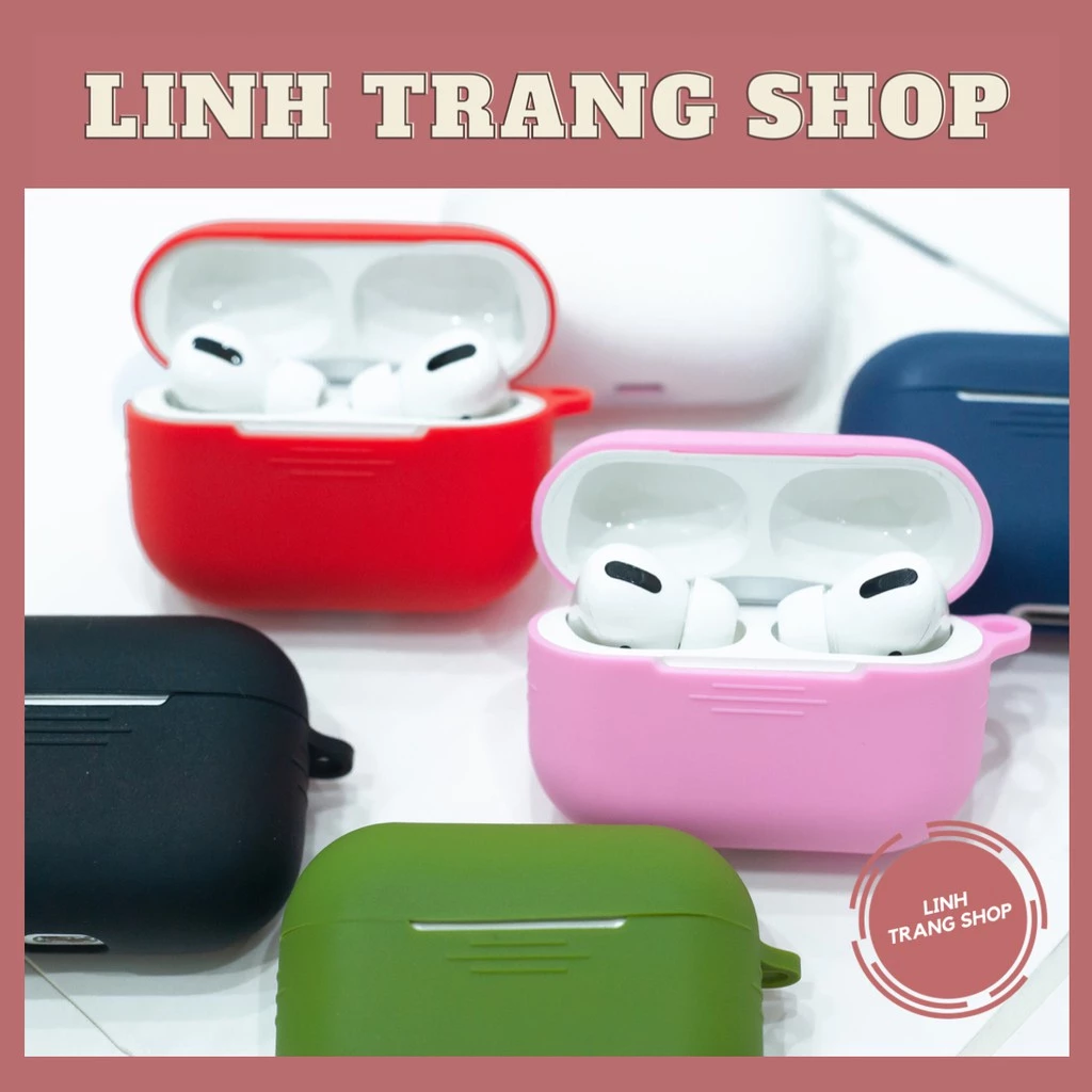(Loại Mỏng) Vỏ Ốp AirPods Pro Silicone Dẻo Bảo Vệ Tai Nghe