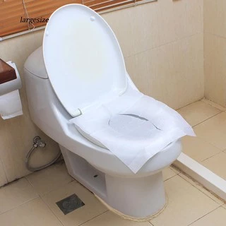 10 tấm giấy lót bệ ngồi toilet dùng 1 lần tiện lợi