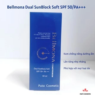 Kem chống nắng Bellmona Dual Sun Block Soft SPF50 - Kem chống nắng kép