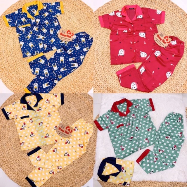 Đồ bộ satin lụa tay ngắn quần dài giá rẻ trang tươi shop