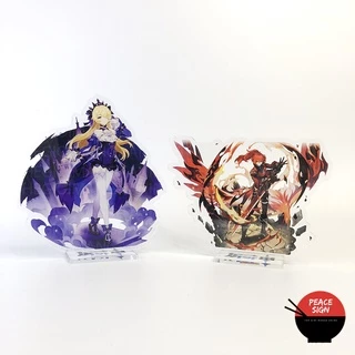 Mô hình standee DILUC FISCHL 2.8 new skin game GENSHIN IMPACT nhiều mẫu anime chibi mica