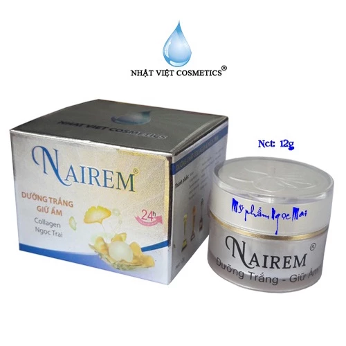 Kem dưỡng trắng giữ ẩm da dưỡng chất Collagen Nairem 12g