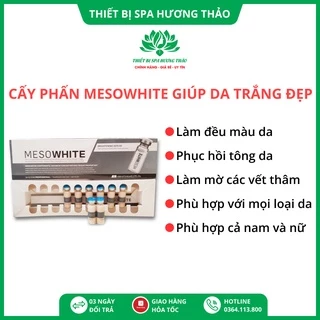 Cấy phấn mesowite giúp da trắng đẹp mịn và đều màu - Loại 1 (Hộp 10 lọ)