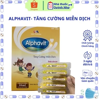 Alphavit tăng cường miễn dịch 💥 CAM KẾT CHÍNH HÃNG 💥 20 ống Alphavit tăng sức đề kháng cho cơ thể trẻ nhỏ