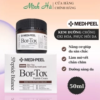 Kem dưỡng MEDI-PEEL Bor-Tox Peptide 50g giúp chống oxi hóa, dưỡng ẩm, phục hồi da