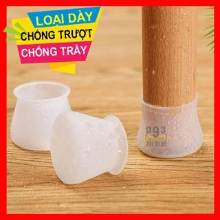 Combo 4 Bọc Chân Bàn Ghế Silicon Chống Trầy