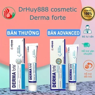 [CHÍNH HÃNG] DermaForte advance và Derma Forte Gel 15g - Ngừa Mụn Thâm,Trứng Cá, Ẩn, Đầu Đen,  Da Dầu