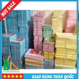 Tập 100 tờ Bìa Cứng Đóng Sổ TB  khổ A4 / màu Xanh Dương / Cốm / Vàng / Hồng / Trắng