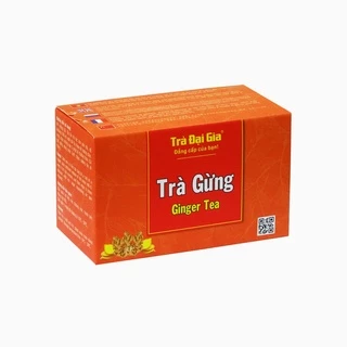 Trà Gừng túi lọc (hộp 20 túi x 1.5 g)  - Trà Đại Gia