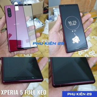 [Sony Xperia 5] Kính cường lực FULL màn FULL keo Glass Pro+ 9H