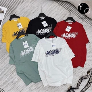 Áo phông unisex tay lỡ form rộng 100% Cotton Khô 3158 Hottrend Phong Cách Streetwear YoHoMi mã AOHS