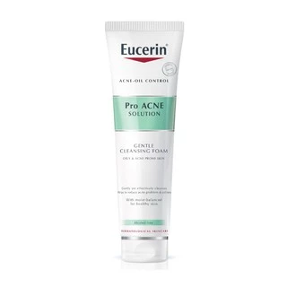Sữa rửa mặt tạo bọt dịu nhẹ dành cho da mụn Eucerin Pro Acne Cleansing Foam 150g