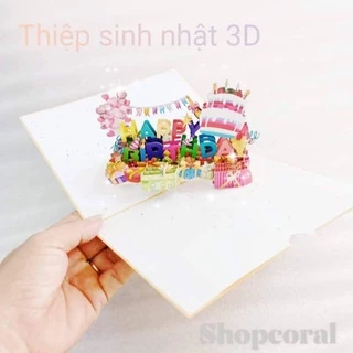 Thiệp Sinh Nhật 3D