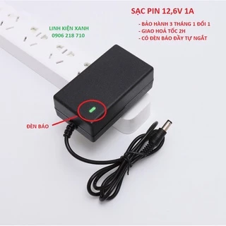 Sạc pin lithium 12.6v 1a li-ion, sạc pin 18650, chuyên sạc pin Li-ion 10.8V - 12V,Sạc máy khoan tay