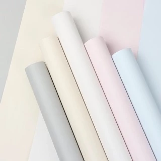 Giấy dán tường trơn pastel_ dán tường kỷ yếu, 10m decal dán tường sẵn keo rộng 45cm