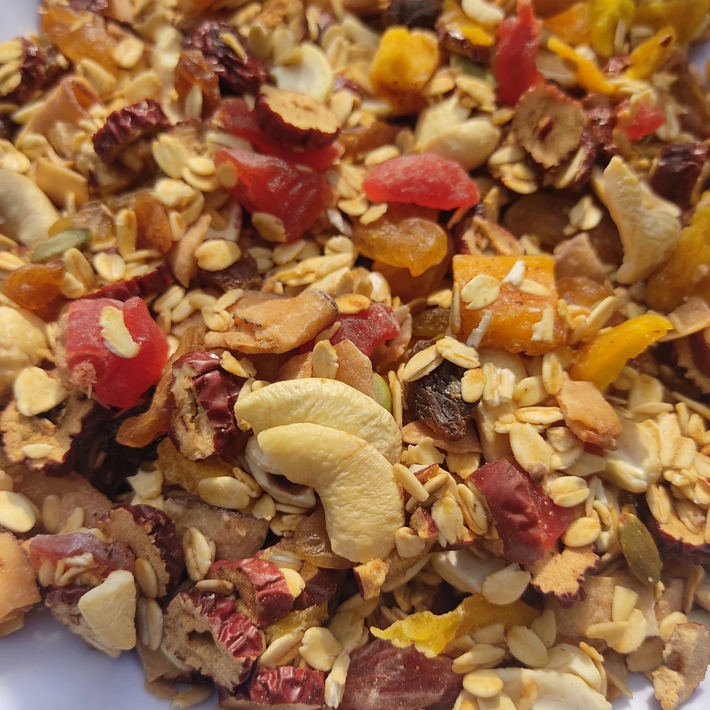 500Gr Granola Trái Cây Ngũ Cốc Siêu Hạt