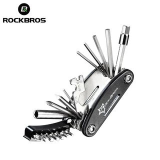 [Mã CLS2403F giảm 30k đơn 150k] Bộ dụng cụ sửa chữa xe đạp 16 trong 1 ROCKBROS có thể gấp gọn