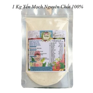 1 Kg Bột Yến Mạch nguyên chất thiên nhiên 100% có giấy VSATTP và ĐKKD dùng để đắp mặt đa công dụng