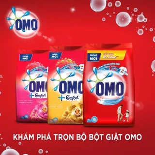 [HÀNG MỚI] Bột giặt Omo (2,6 - 2,9kg) bột giặt Omo hệ bọt nhẹ nhàng Comfort nồng nàn, ngất ngây