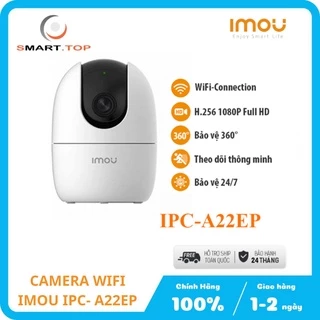Camera giám sát Wifi Imou IPC-A22EP FULL HD 1080P- 2MP, Xoay 360 độ, đàm thoại 2 chiều, phát hiện chuyển động