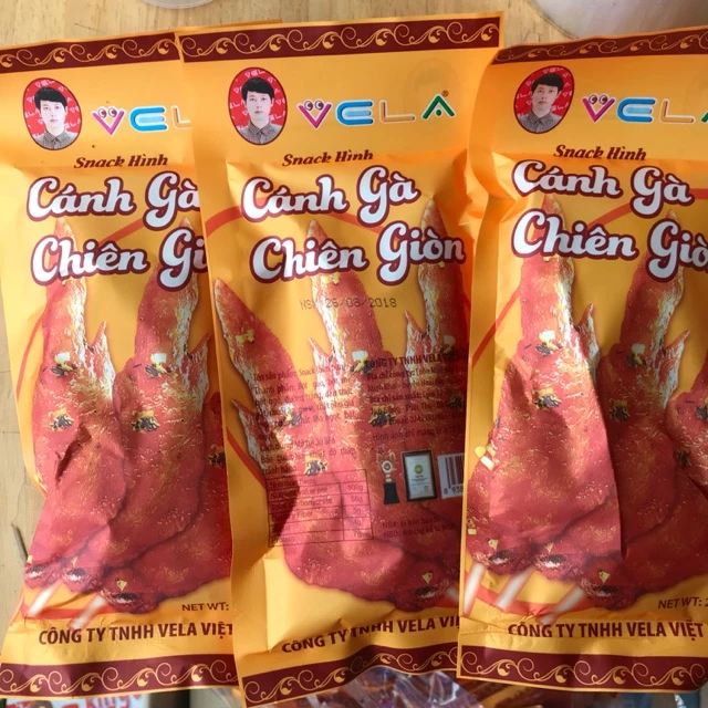 Snack cánh gà chiên giòn việt nam