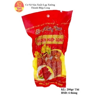 Lạp xưởng tôm Mai Quế Lộ Sóc Trăng - Thành Hiệp Long - Hút chân không túi 200GR